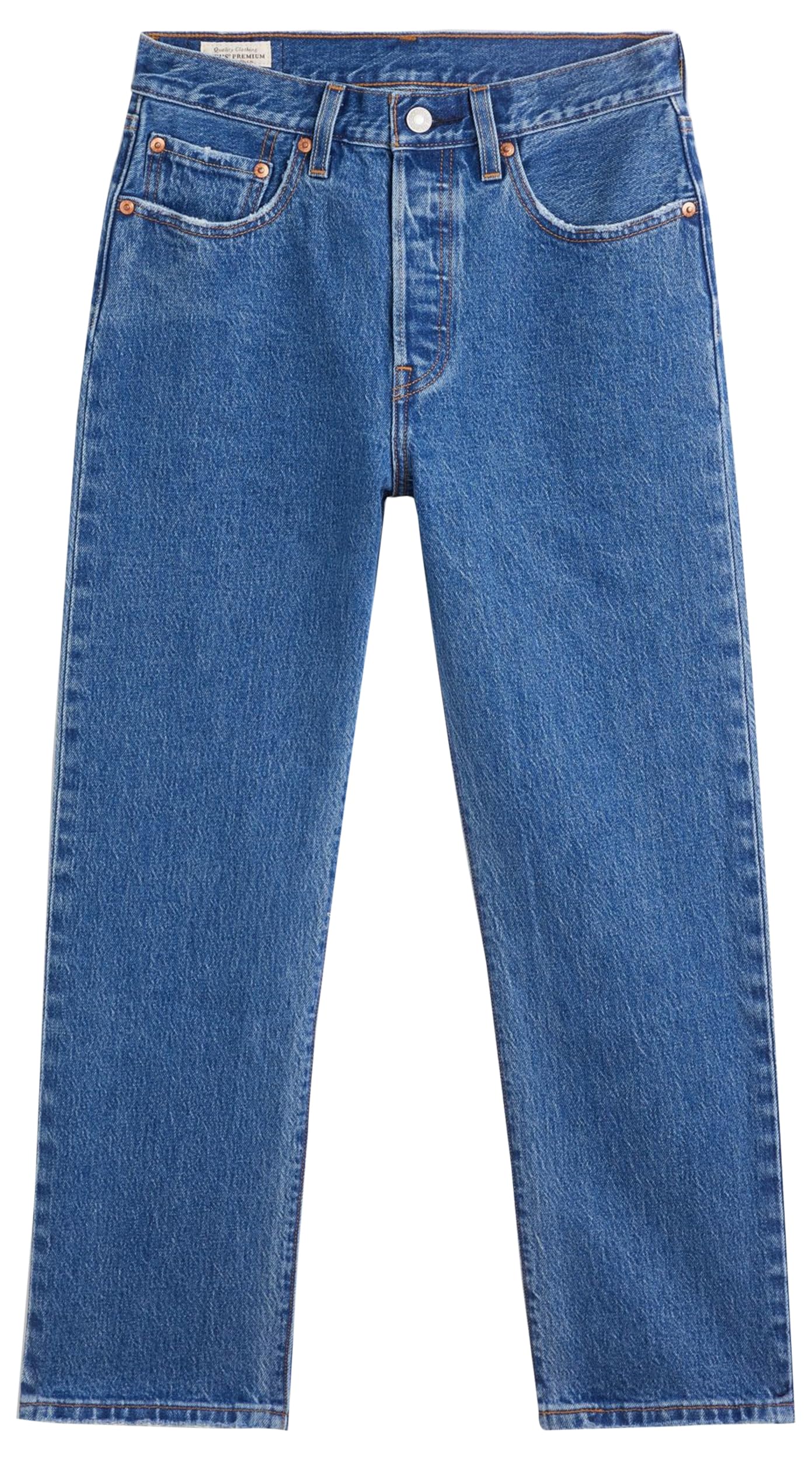 Levi's Jeans da Donna 501 Crop High Rise, Straight Fit