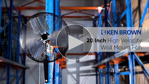 Amazon.com: KEN BROWN 20 Inch Industrial Oscillating Wall Mount