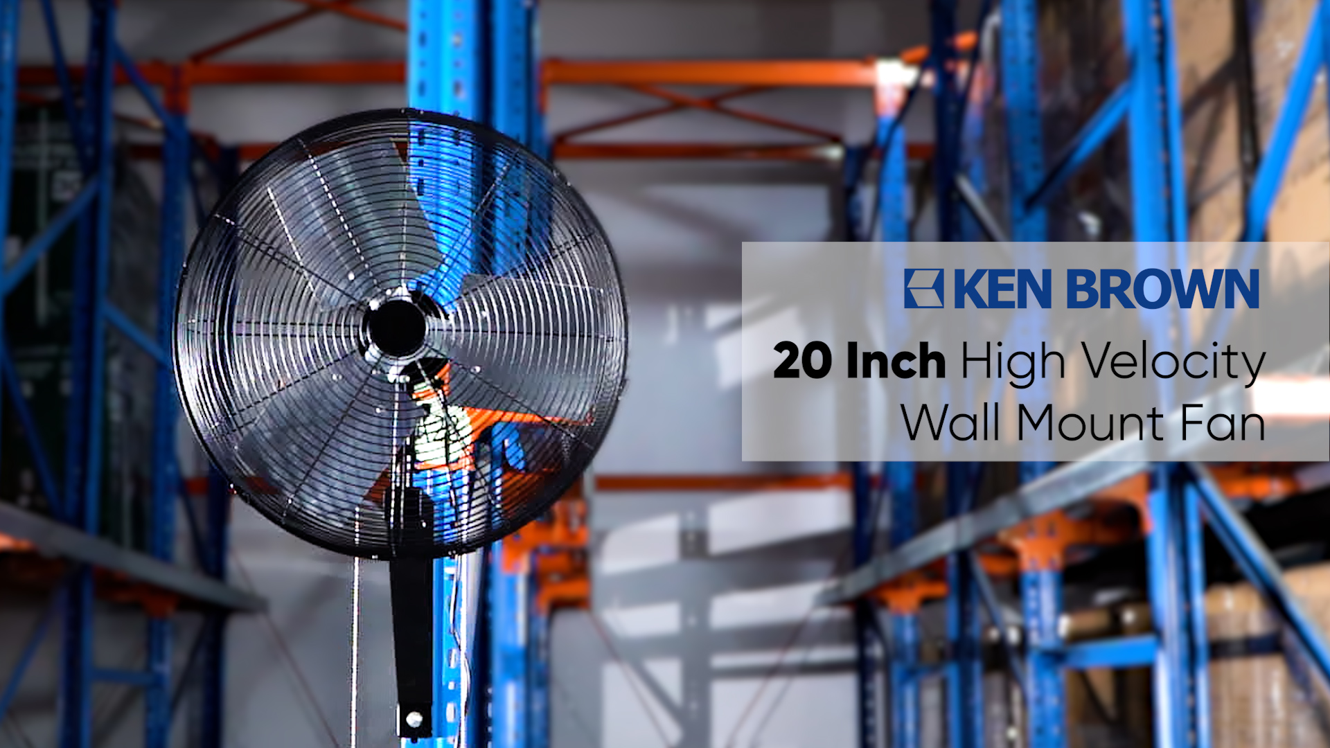 Amazon.com: KEN BROWN 20 Inch Industrial Oscillating Wall Mount