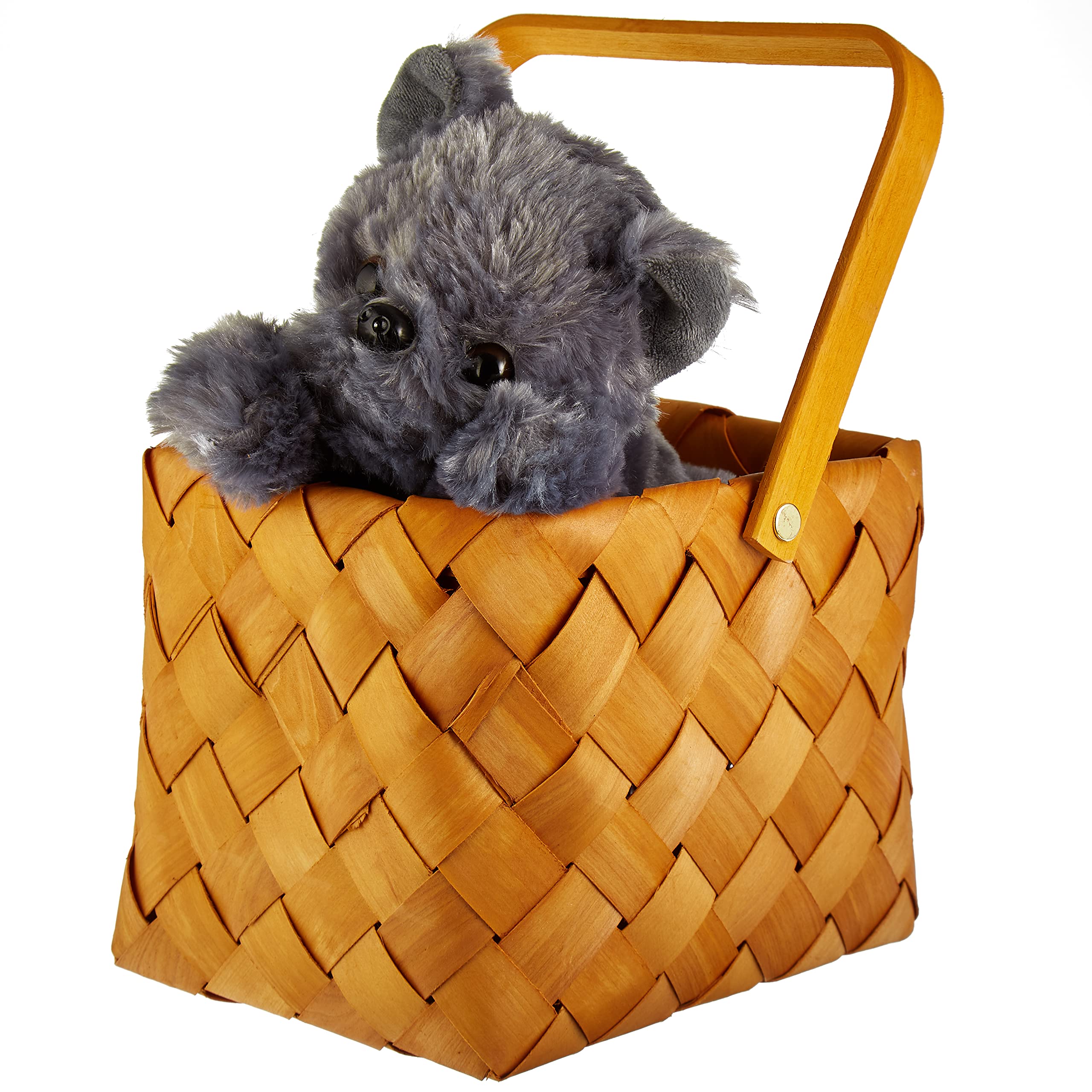 Dorothy's Toto in Basket Deluxe Costume Accessory Oz Prop Plush Dog