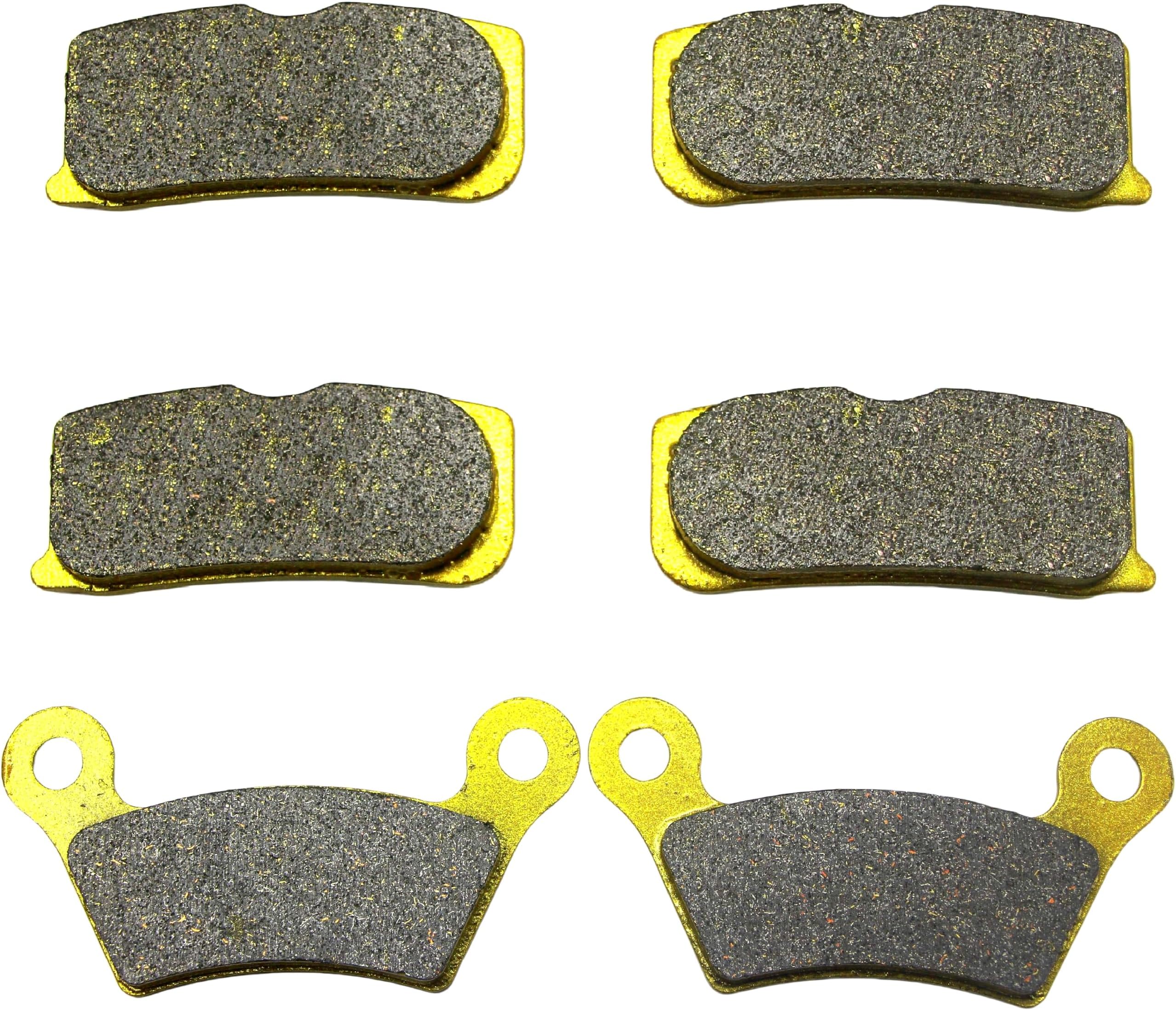 Front Rear Brake Pads Brakes for Can Am Spyder RT RT-S RS RS-S GS Roadster SE5 SM5 990CC RS Phantom Black 2008 2009 2010 2011 2012 FA474 FA473 MC0393