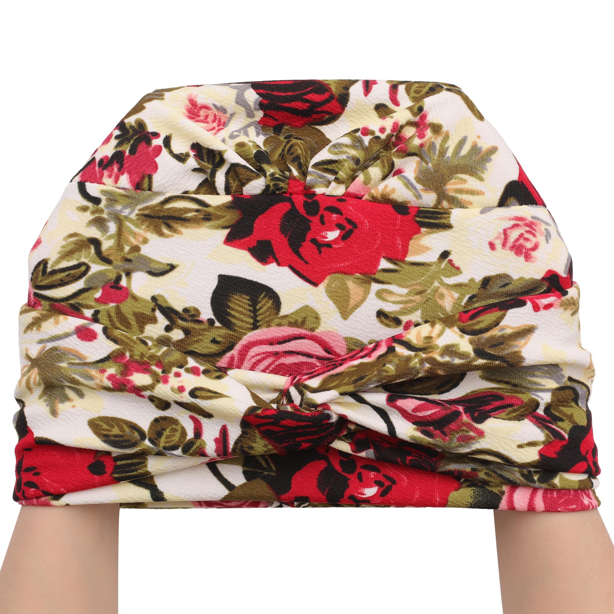 ZLYC Copricapo da Donna, prelegato, Cappello Turbante Leggero