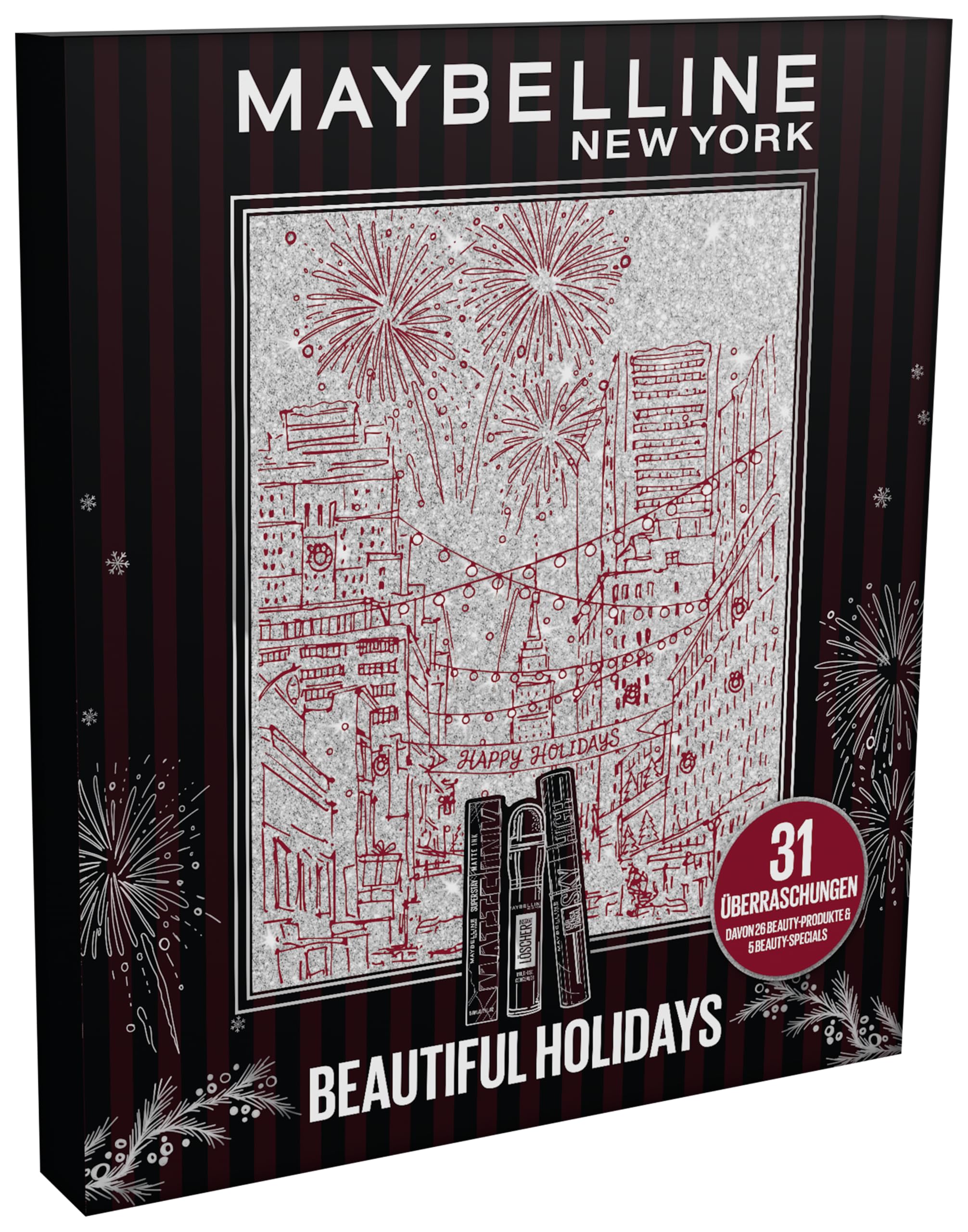 Maybelline New York Adventskalender 31-Türer 2026