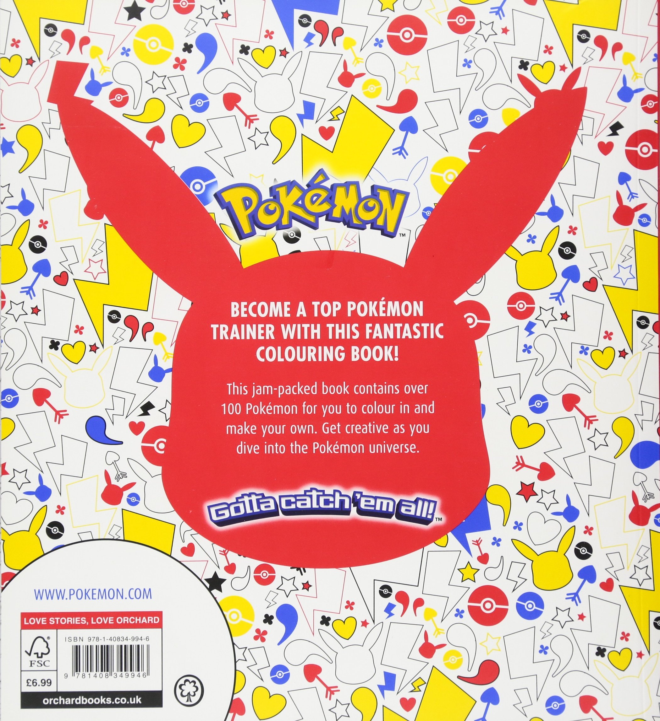 The Official Pokémon Creative Colouring