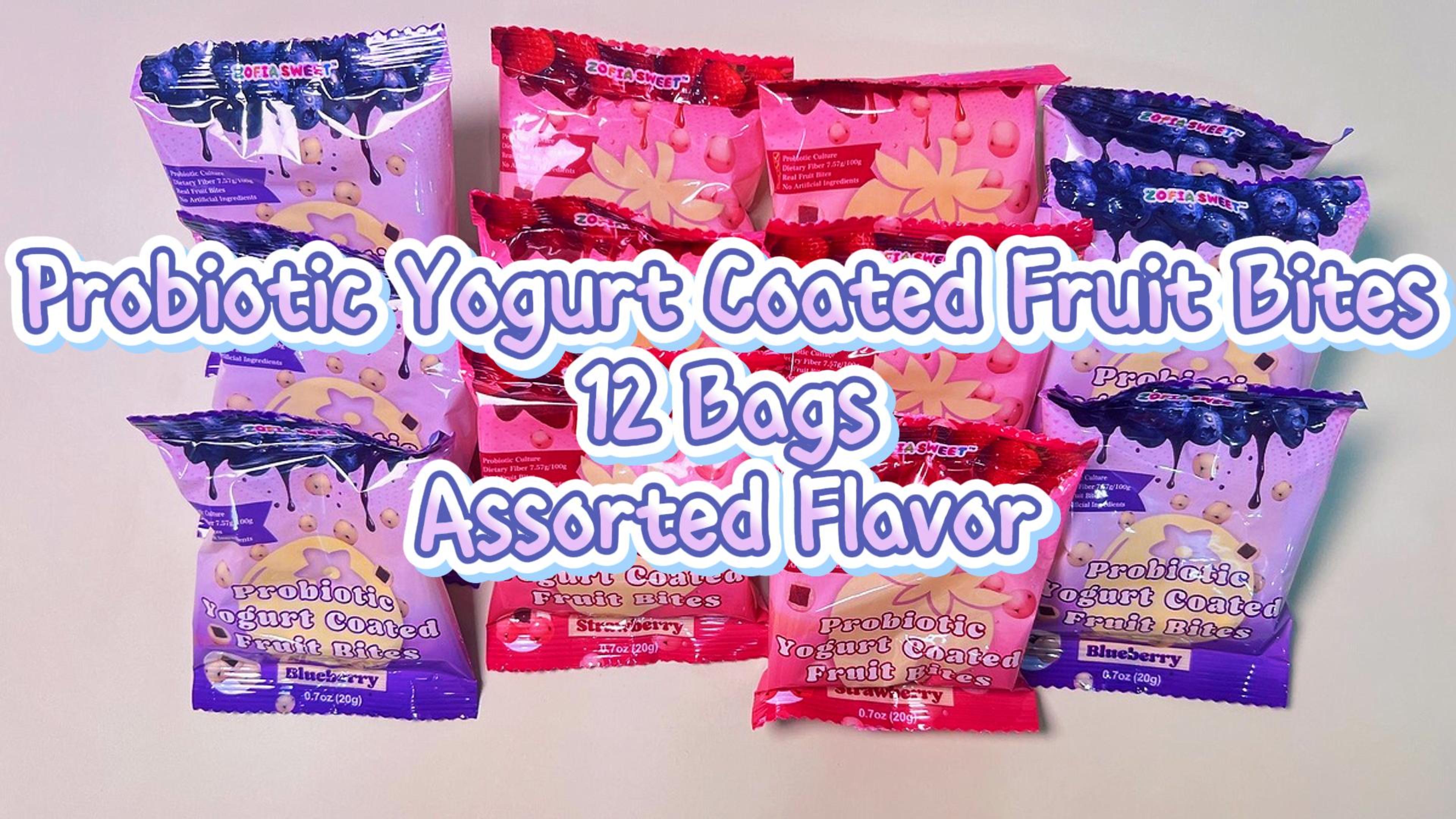 Amazon.com: Zofia Sweet Yogurt Covered Fruit Snacks Variety Pack