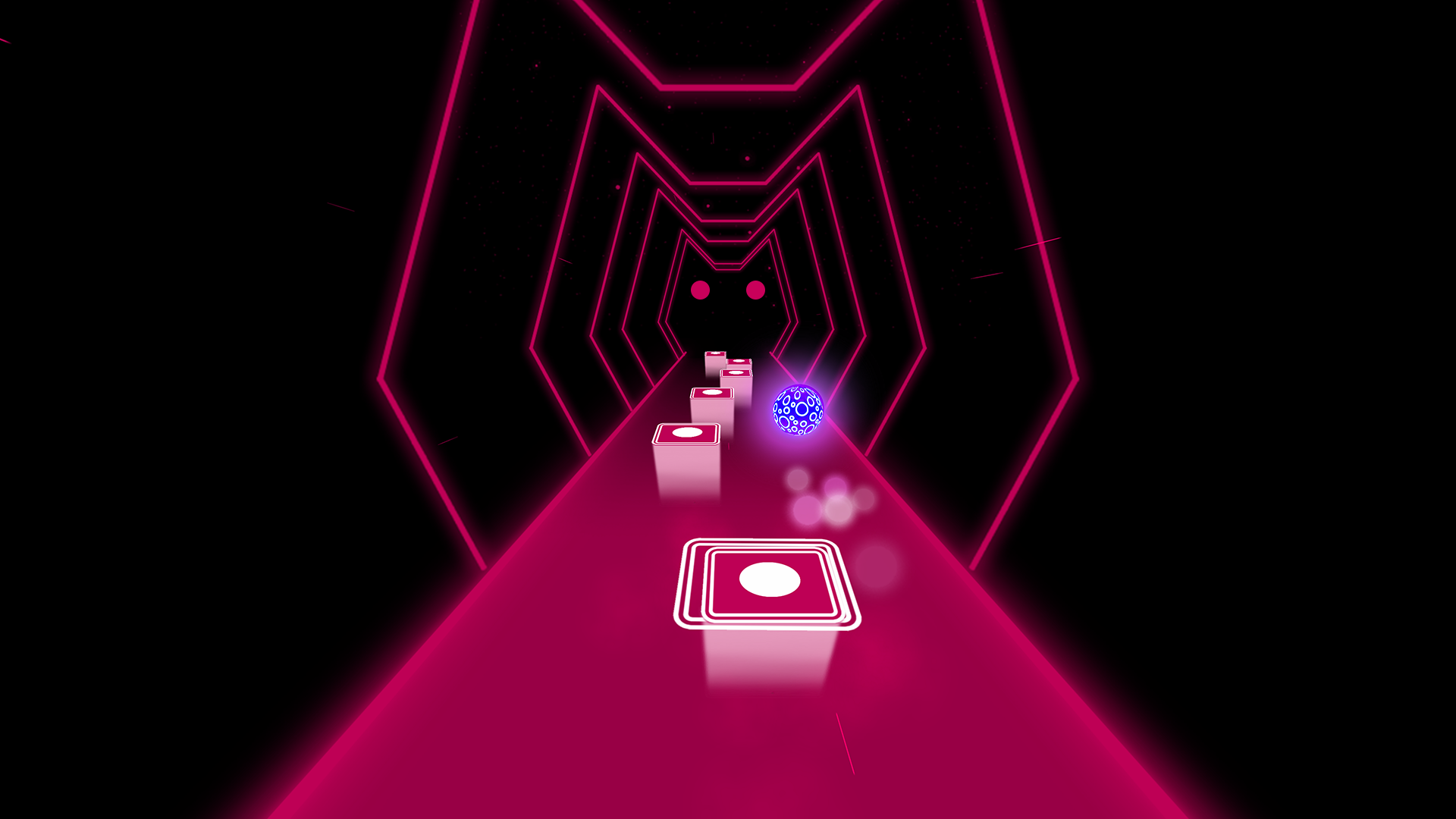 Ball Hop Neon Tiles - Free EDM Music Rush Game! - App on the