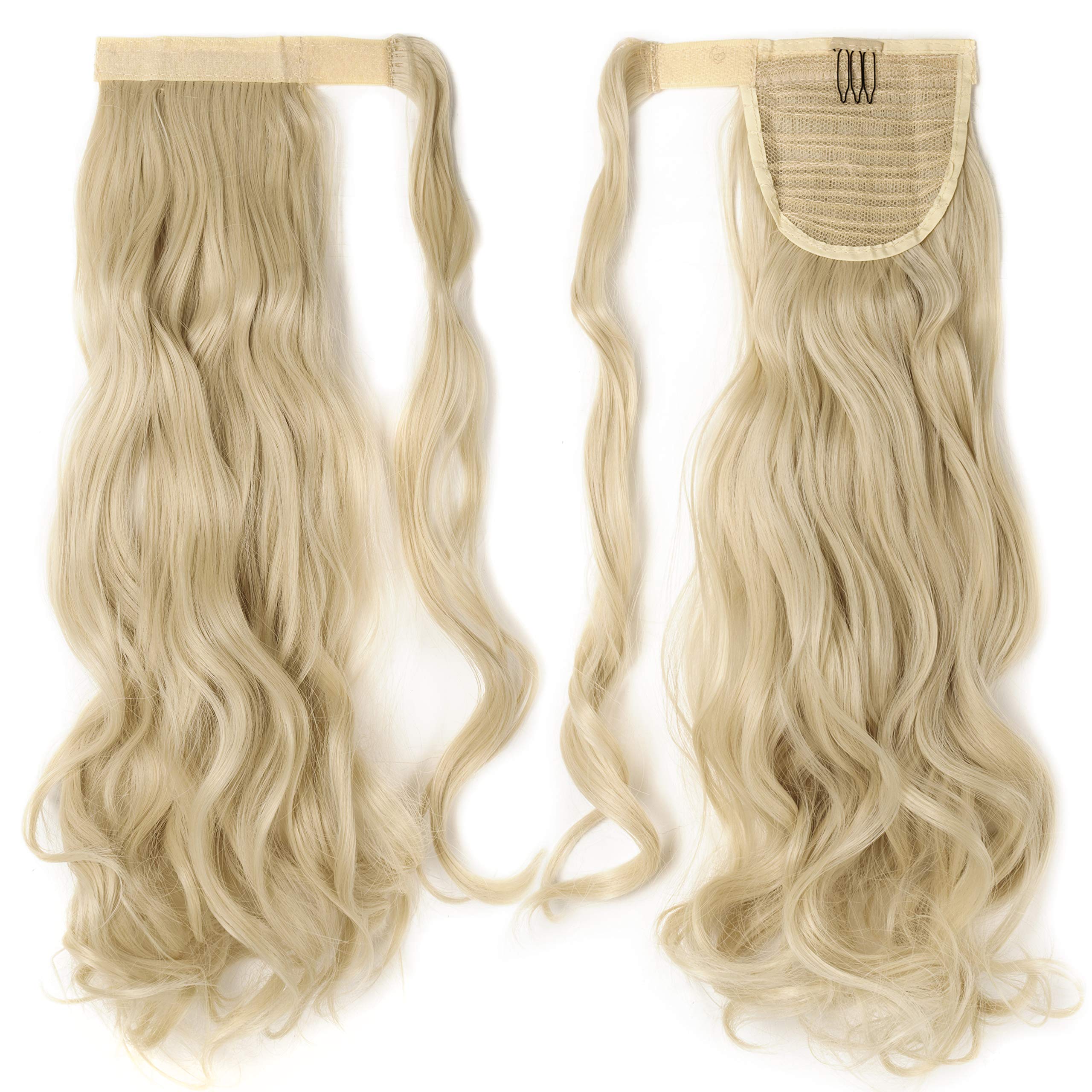 32"(81cm) SEGO Coleta Postiza Larga Pelo Sintético Se Ve Natural [Castaño Oscuro] Extensiones de Cabello Clip Cola Lisa Ponytail Extension (140g) — view 15