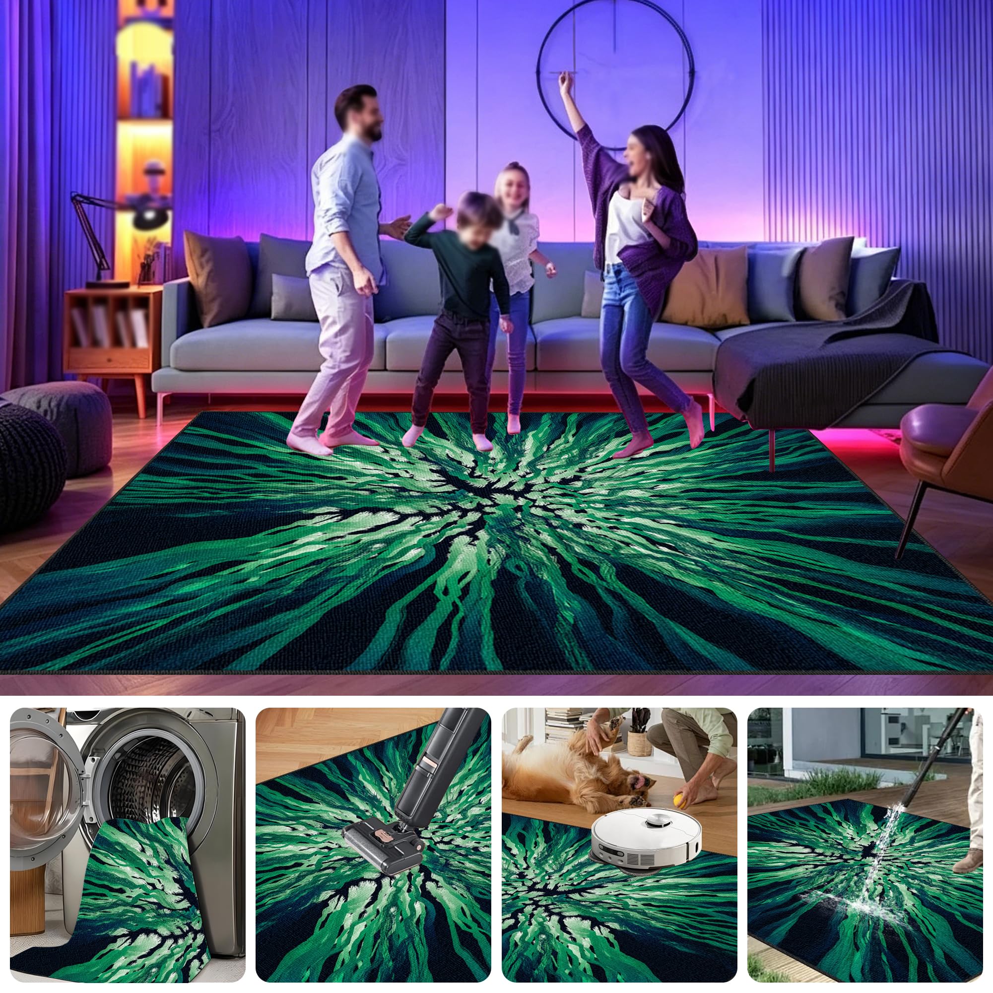 Dywan do sypialni do gier Mata do gier na krzesło komputerowe 80 x 140 cm Antypoślizgowy dywan krzesło do gier na salę zabaw Dywan do salonu dla graczy Chłopiec