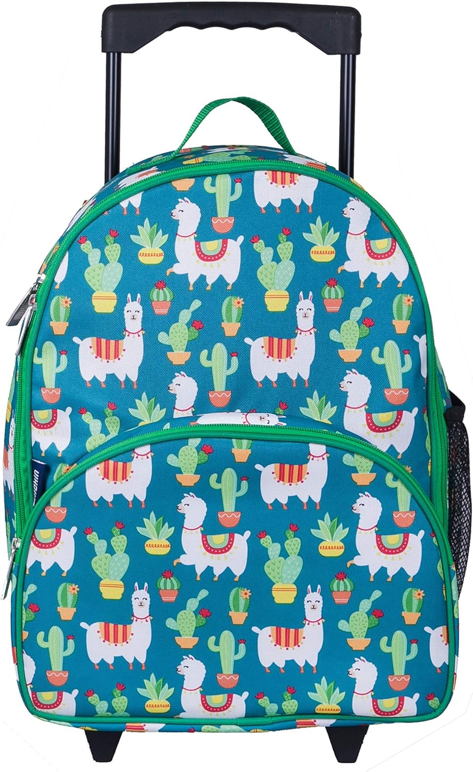 Wildkin Kids Rolling Luggage for Boys and Girls, Carry on Luggage Size is Perfect for School and Overnight Travel, Measures 16 x 12 x 6 Inches, BPA-free, Olive Kids (Llamas and Cactus) : Clothing, Shoes & Jewelry