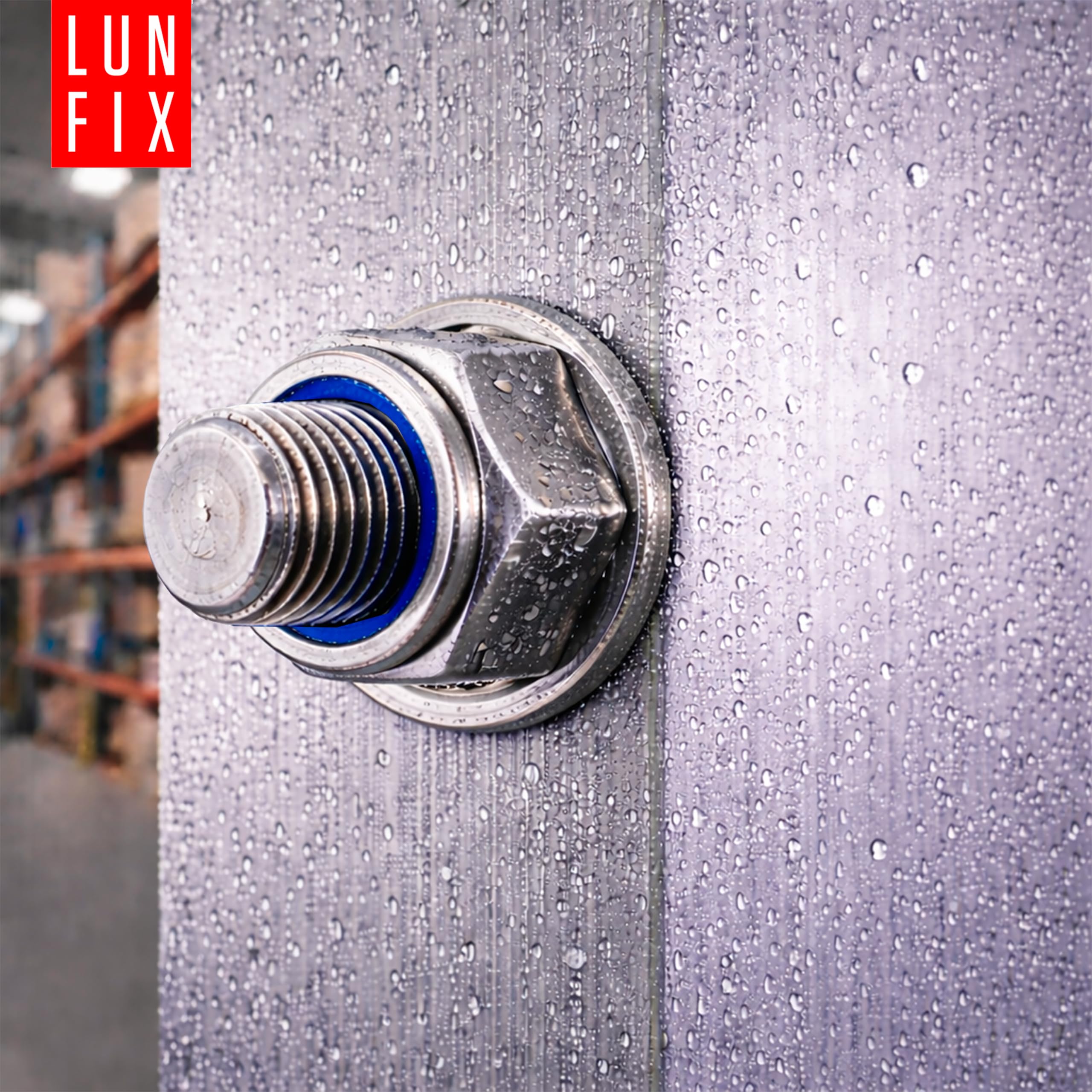 Tuerca de seguridad M16, 1200 unidades, DIN 985, de acero inoxidable A2 V2A, con anillo de nailon, tuerca hexagonal autoblocante para maquinaria, ingeniería de vehículos, estructuras de acero