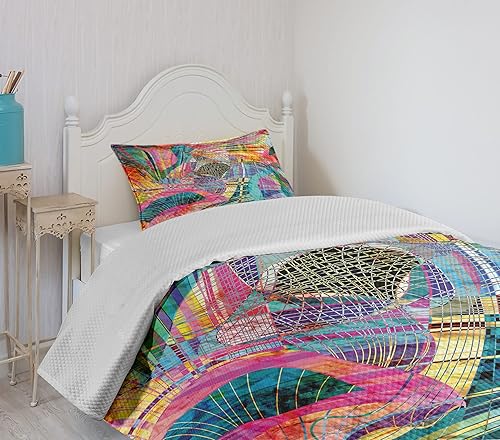 Miniatura 4 de Ambesonne - Colcha multicolor en colores y tres tamaños