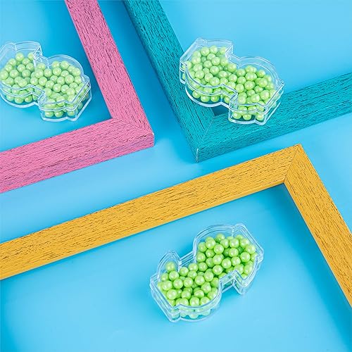 Miniatura 6 de Hammont Cajas de dulces acrílicas con forma de dinero, paquete de 12, 3.16 x 1 x 1.96 pulgadas, perfectas para bodas, cumpleaños, recuerdos de