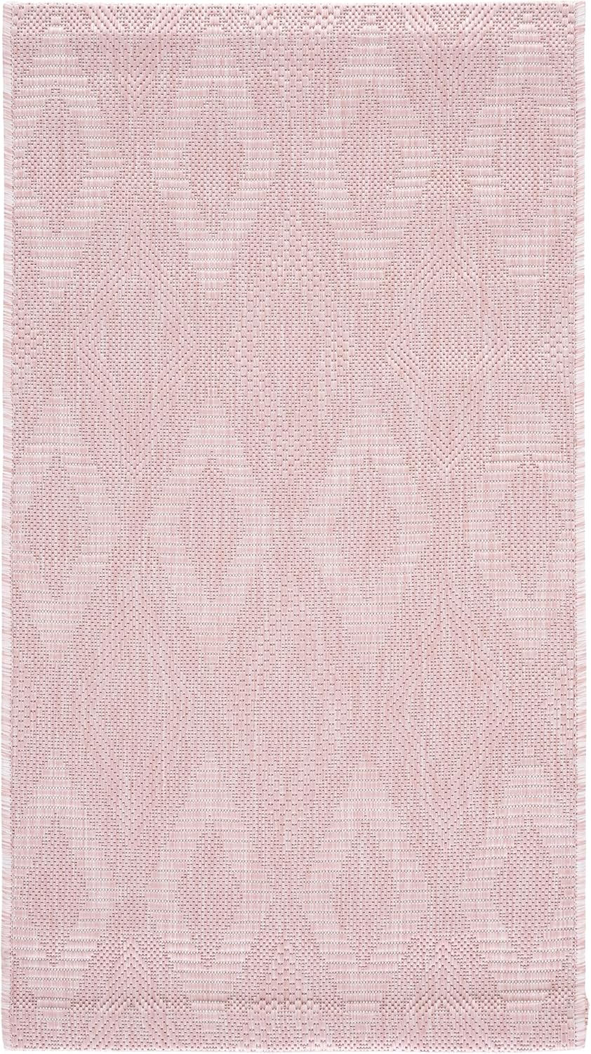 SAFAVIEH Courtyard Collection 2' x 3'7" Pink CY8522 Indoor/ Outside Waterproof Easy cleansingPatio Backyard Mudroom Accent Mat