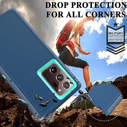 Miniatura 4 de YmhxcY Note 20 Ultra - Funda con película de TPU flexible autorreparable (paquete de 2) y película protectora de pantalla para lente de cámara 2