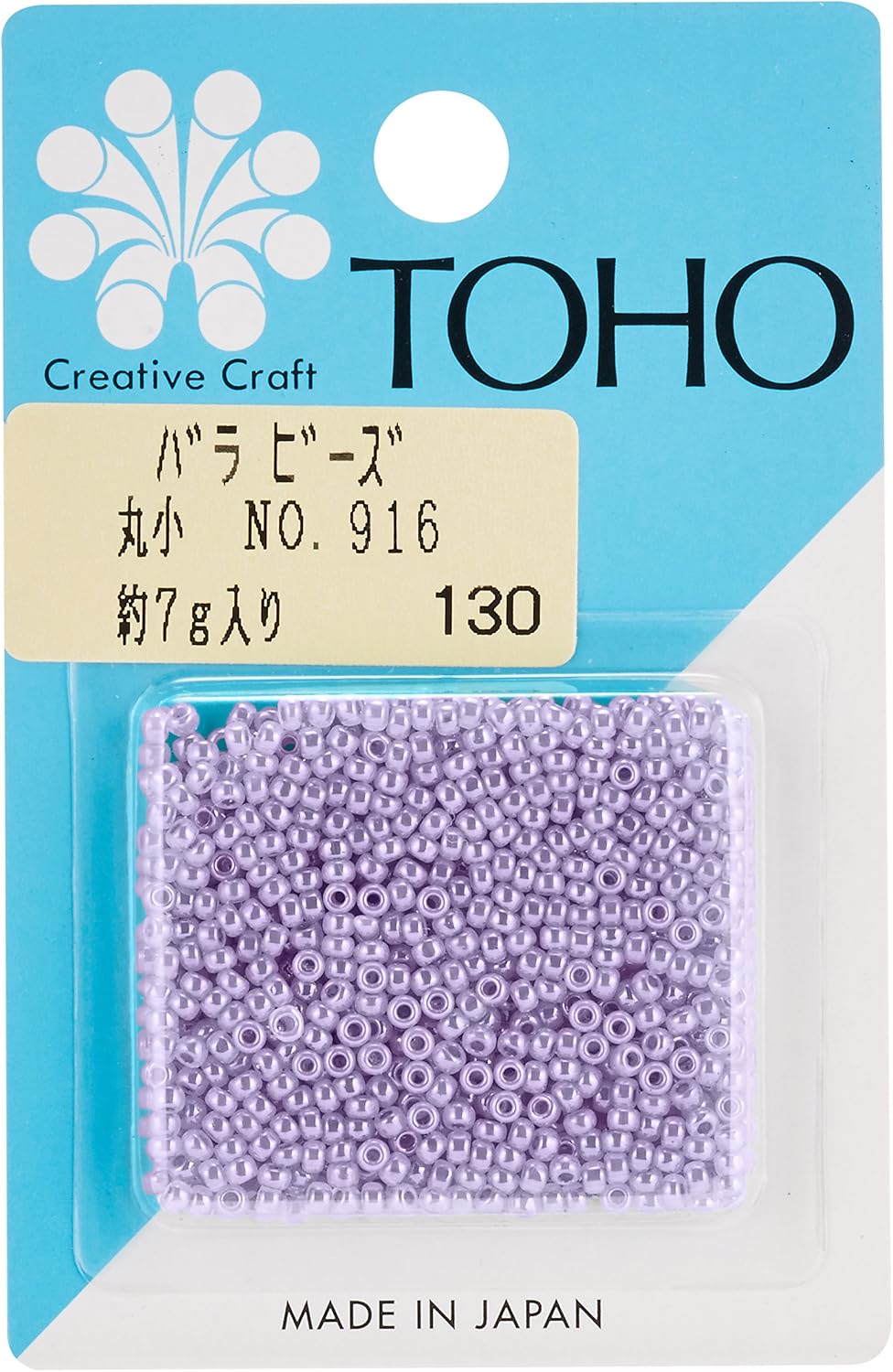 TOHO Round Small Beads, Rose Pack Beads, Outer Diameter Approx. 0.09 inches (2.2 mm), Approx. 0.2 oz (7 g), No. 916