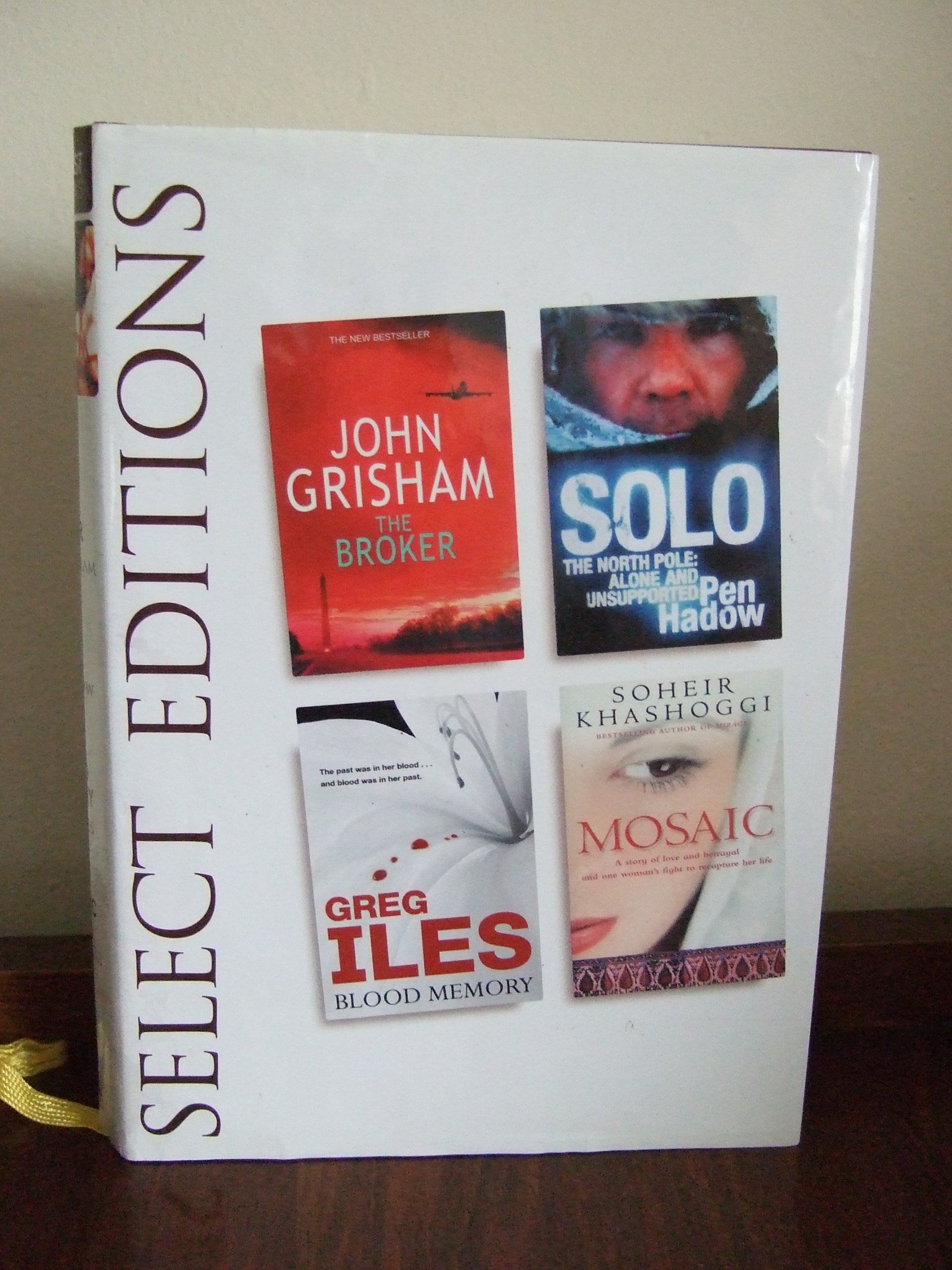 READERS DIGEST SELECT EDITIONS: THE BROKER: SOLO: BLOOD MEMORY: MOSAIC
