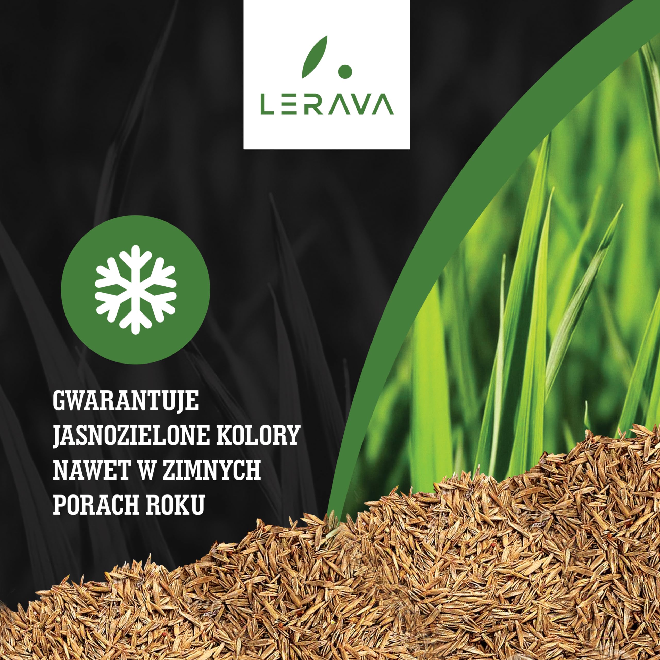 LERAVA TURBO nasiona trawnika (720m²) - szybko kiełkująca mieszanka traw - idealna do chłodnych obszarów - intensywnie zielona trawa do ogrodu i regeneracji trawnika