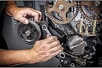 Vista 3 de Unifizz Llave de trinquete bidireccional de doble cabeza 4 en 1 de acero al cromo vanadio 12x13-0.551x0.591 in llave de trinquete de doble extremo