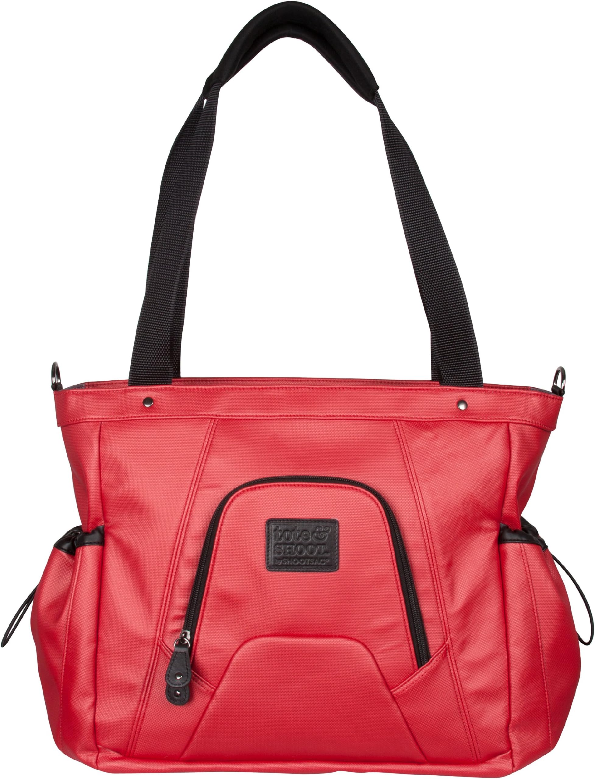 Red Tote & Shoot Camera Bag by Shootsac - Carry Your Camera in It's Own Pocket, with The Lens Attached & Ready to Shoot