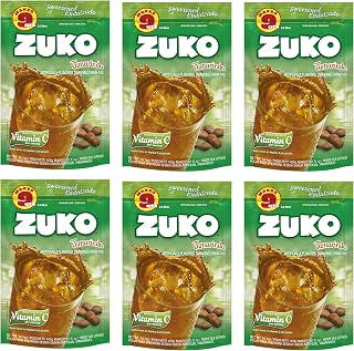 Zuko Tamarindo Instant Powder Drink | Family Pack | No Sugar Needed | Vitamin C | 14.1 Ounce (Pack of 6)