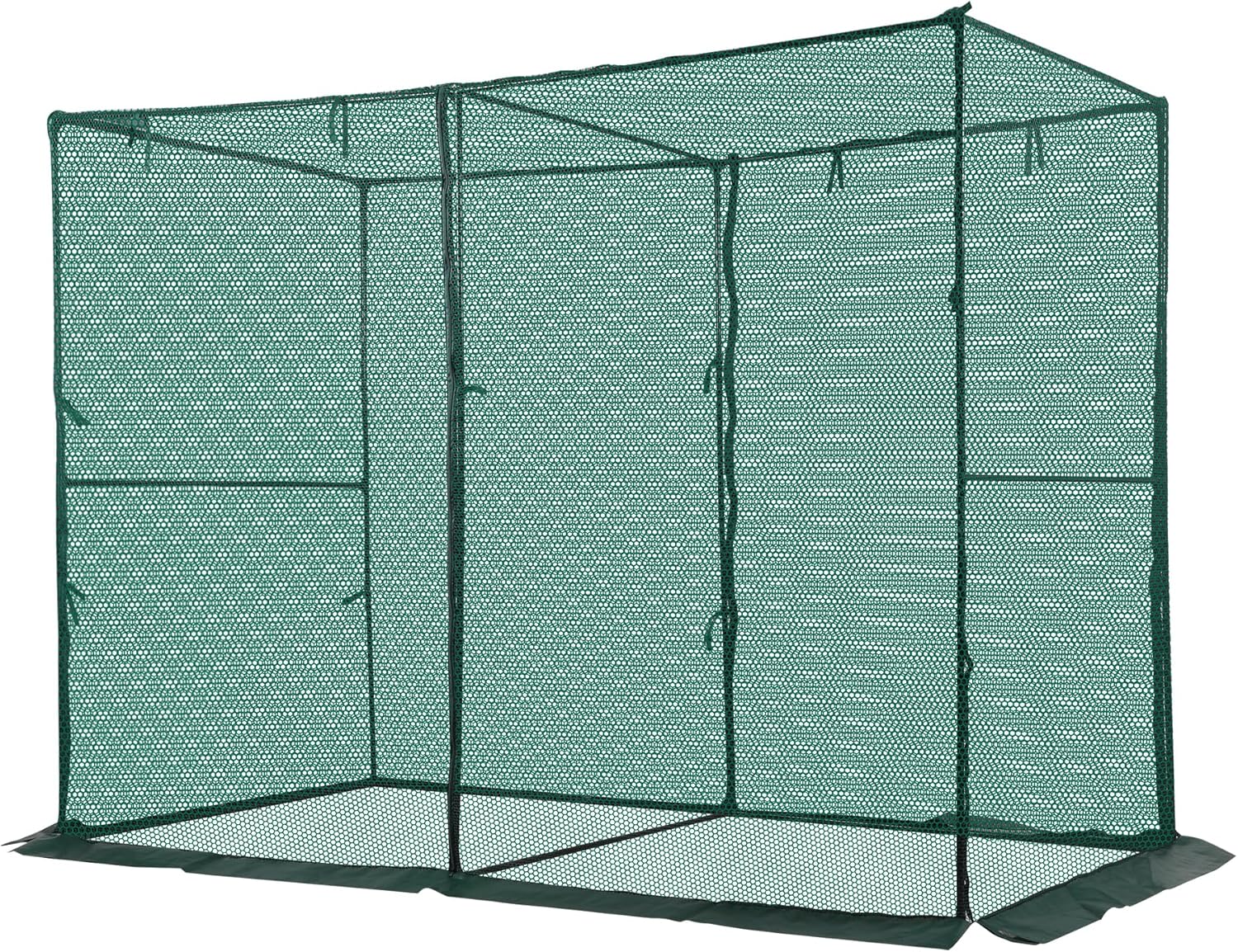 Large Mesh Crop Cage Plant Protection Tent 4 x 8 x 6 Ft, Easy to Install Protection Garden Cages, Crop Cages with Storage Bag Suitable for Garden Patio Lawn