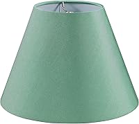 Vista 11 de Aspen Creative 32093A Pantalla de Lámpara de Construcción Spider con Forma de Imperio Transicional en Borgoña, 6" Superior x 12" Inferior x 9