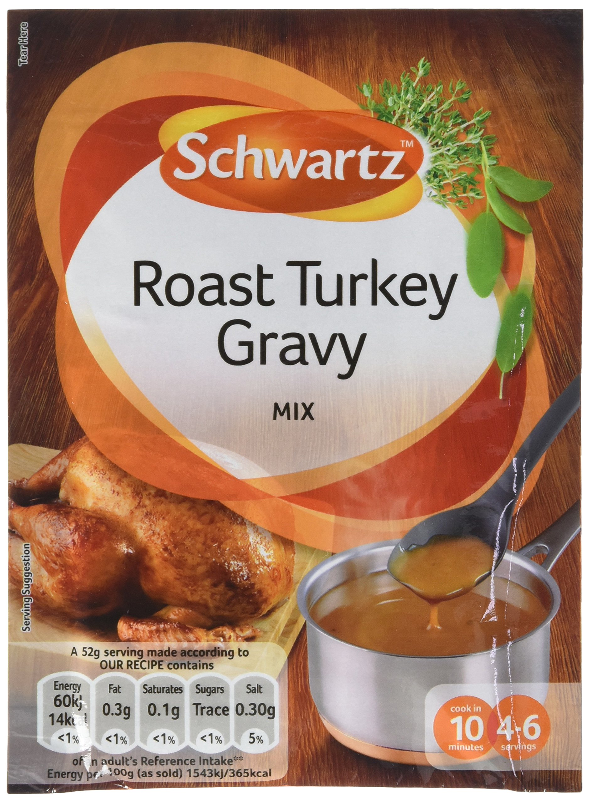 Schwartz Préparation de la Sauce à la Dinde Rôtie 24 g - Lot de 6