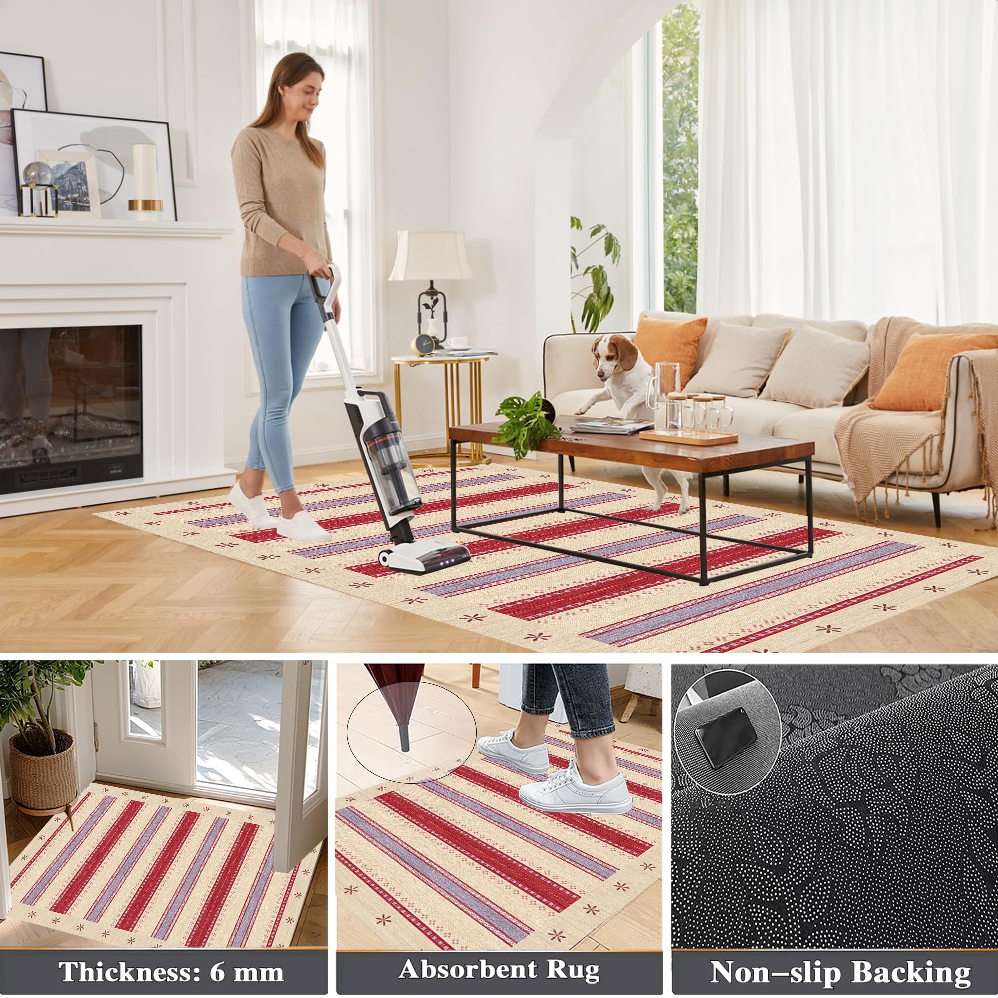 Dywan do przedpokoju antypoślizgowy zmywalny dywan kuchnia chłonny długi dywan 70 x 400 cm dywan wejście do salonu dywaniki do sypialni wejście wycieraczka do kuchni sypialni