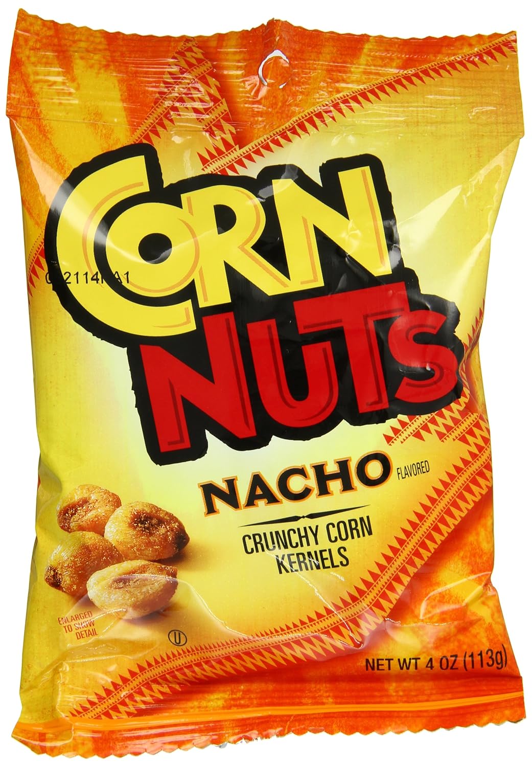 Corn Nuts Flavored Snack, Nacho, 4 Ounce (Pack of 12)