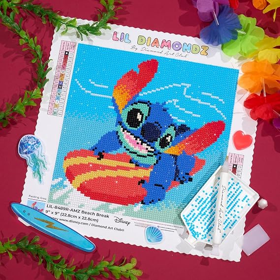 DIAMOND ART CLUB Beach Break Diamond Art Kits for Adults