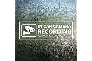 Window Vinyl Stickers: Car Break-In Deterrent Security Warning Signs