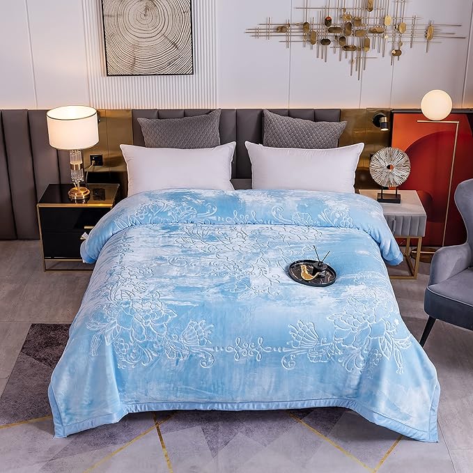 DBOZE Fleece Blanket King Size, Heavy Korean Mink Blanket