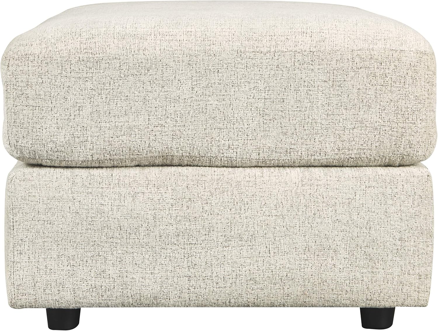 Signature Design by Ashley Soletren Contemporary Chenille Oversized Ottoman, Off-White