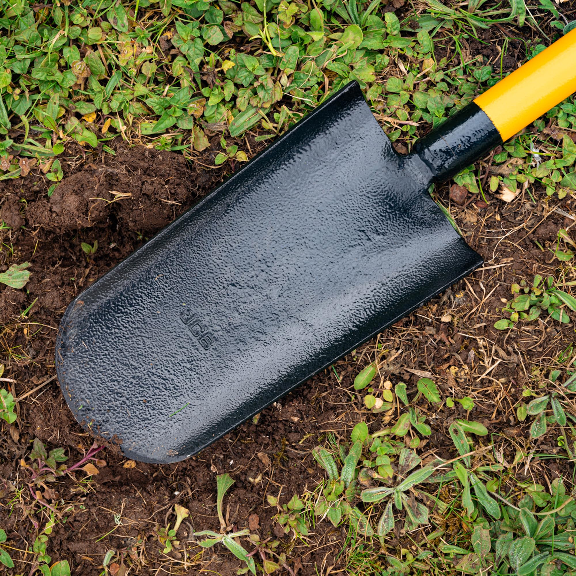 JCB 125 x 260 mm - Vanga da innesto, lama in acciaio al carbonio