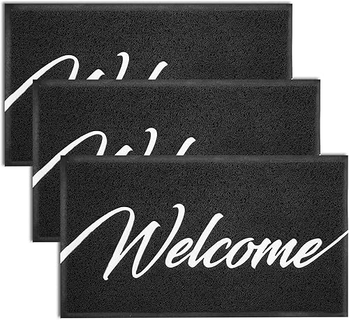 Vista 122 de EARTHALL Divertidos tapetes con texto en inglés "Hello Mats" para exteriores/interiores, 48 x 32 pulgadas, tapete para puerta delantera, entrada al