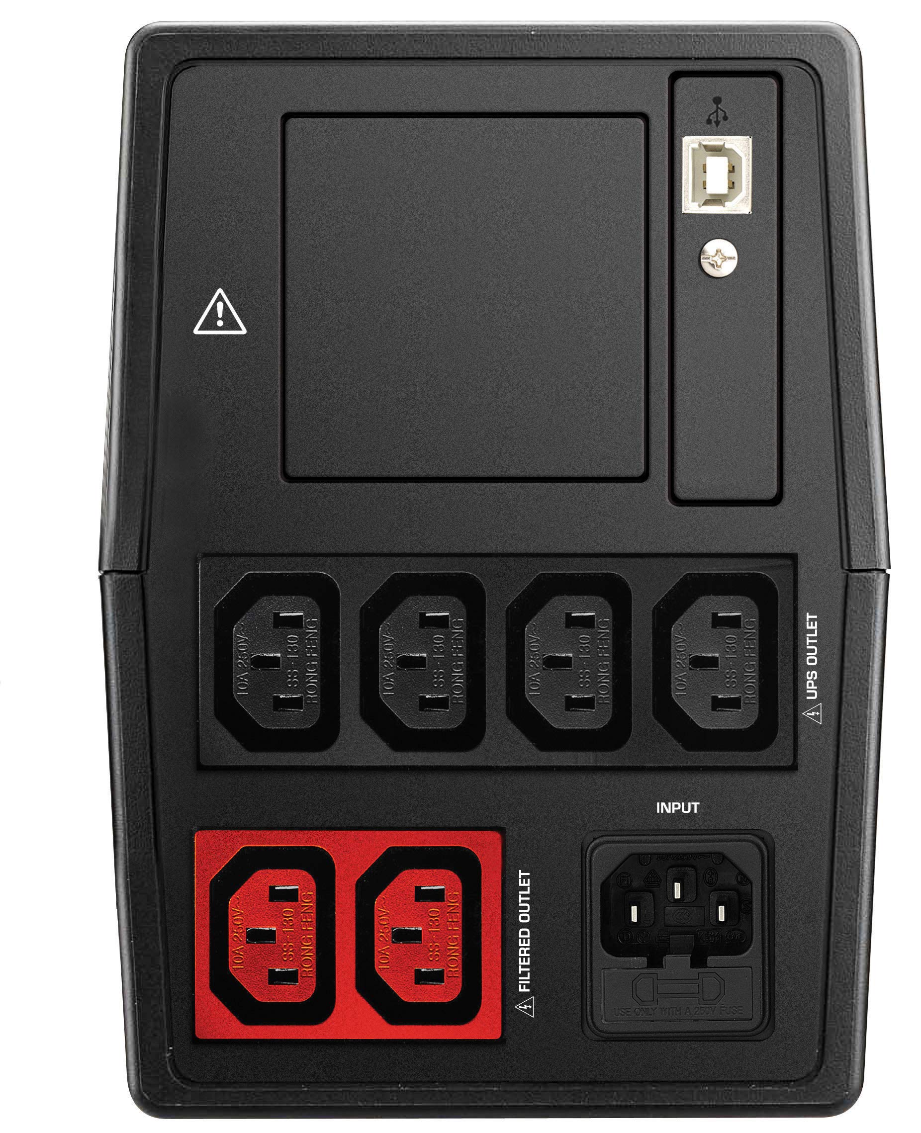 Nilox, UPS Premium Line Interactive 2000VA, Stabilizzatore di Tensione Tramite AVR, Protegge Computer e Periferiche dai Blackout e Disturbi della Rete Elettrica, con Tecnologia Line Interactive