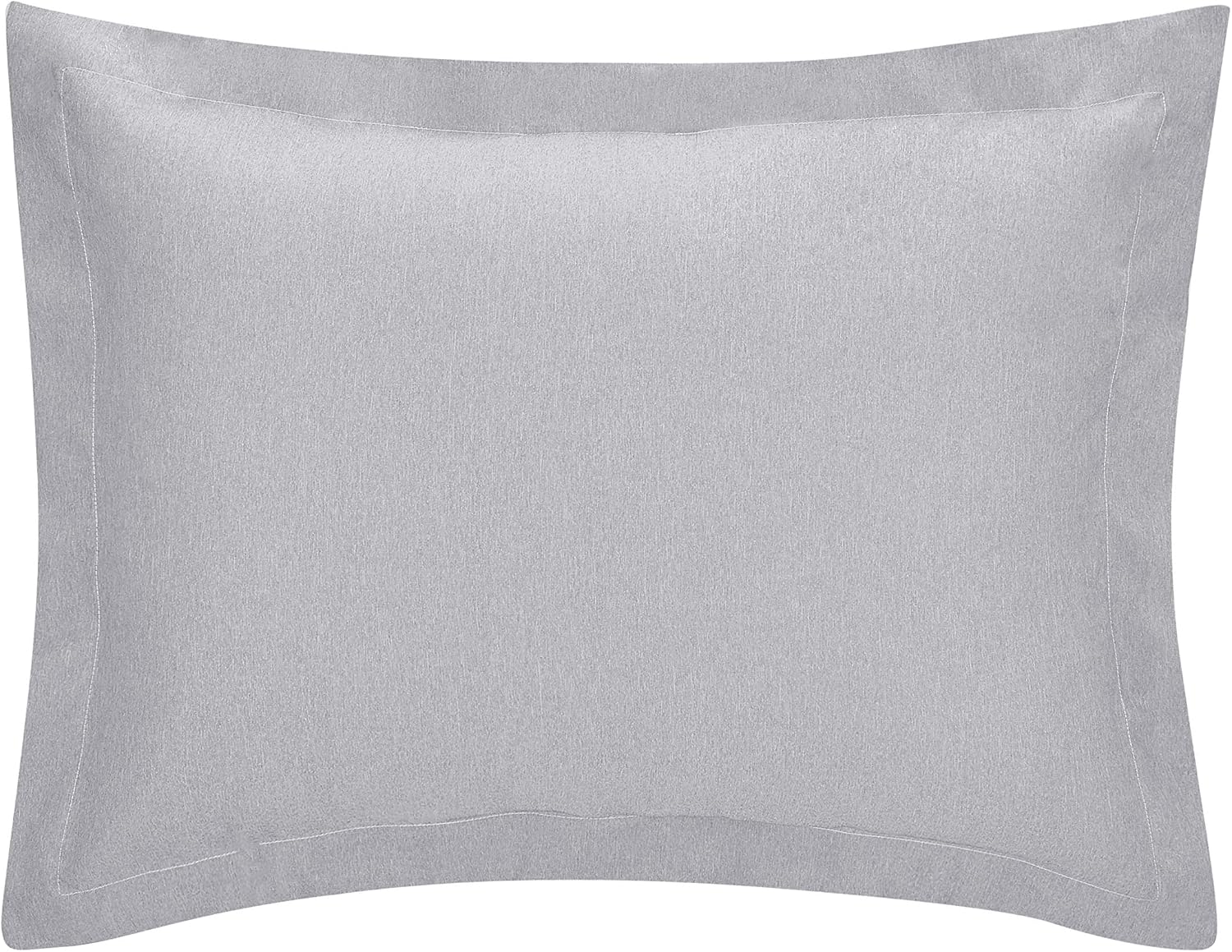 Amazon Basics Chambray Duvet Cover Bed Set - Full or Queen, Slate Grey