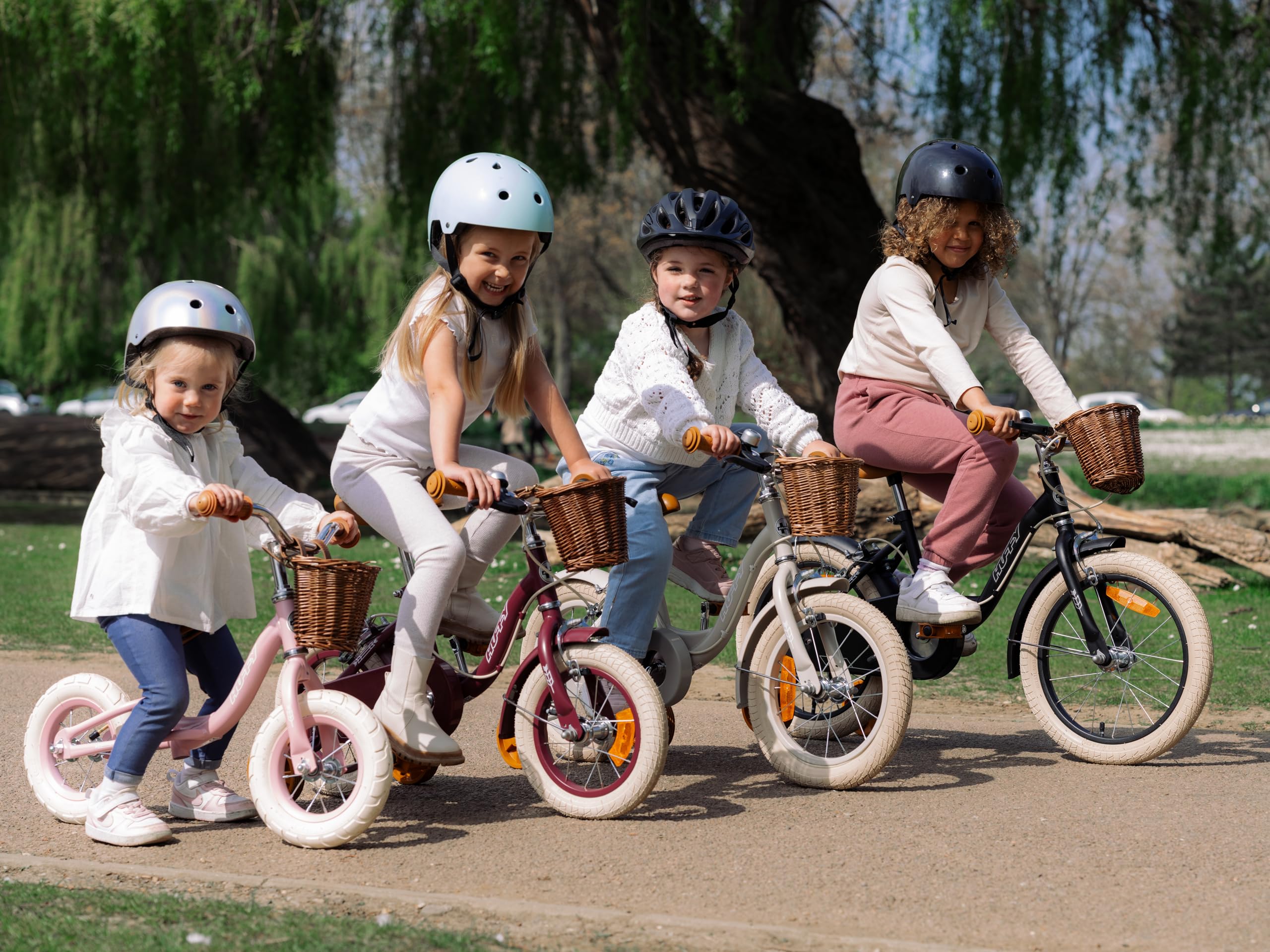 Huffy Vintage 12" Kinderfahrrad, für 3-5 Jahre, Burgunderrot