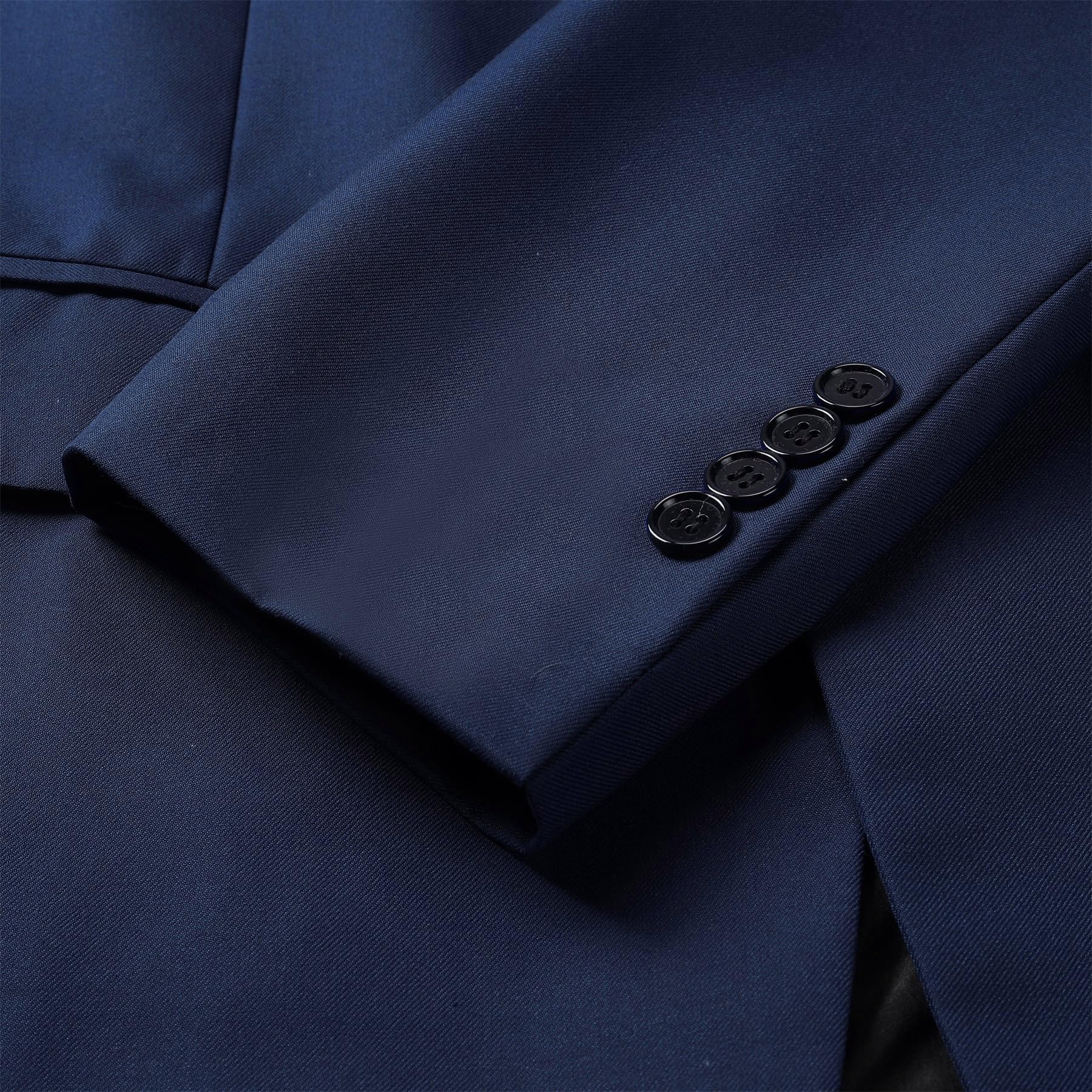 Allthemen Costume 3 pièces Homme Un Bouton Blazer Col Regular Business Slim Fit pour Mariage