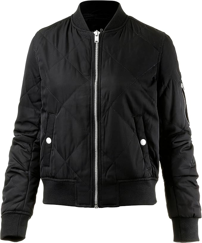 superdry quilted utility bomber jacket
