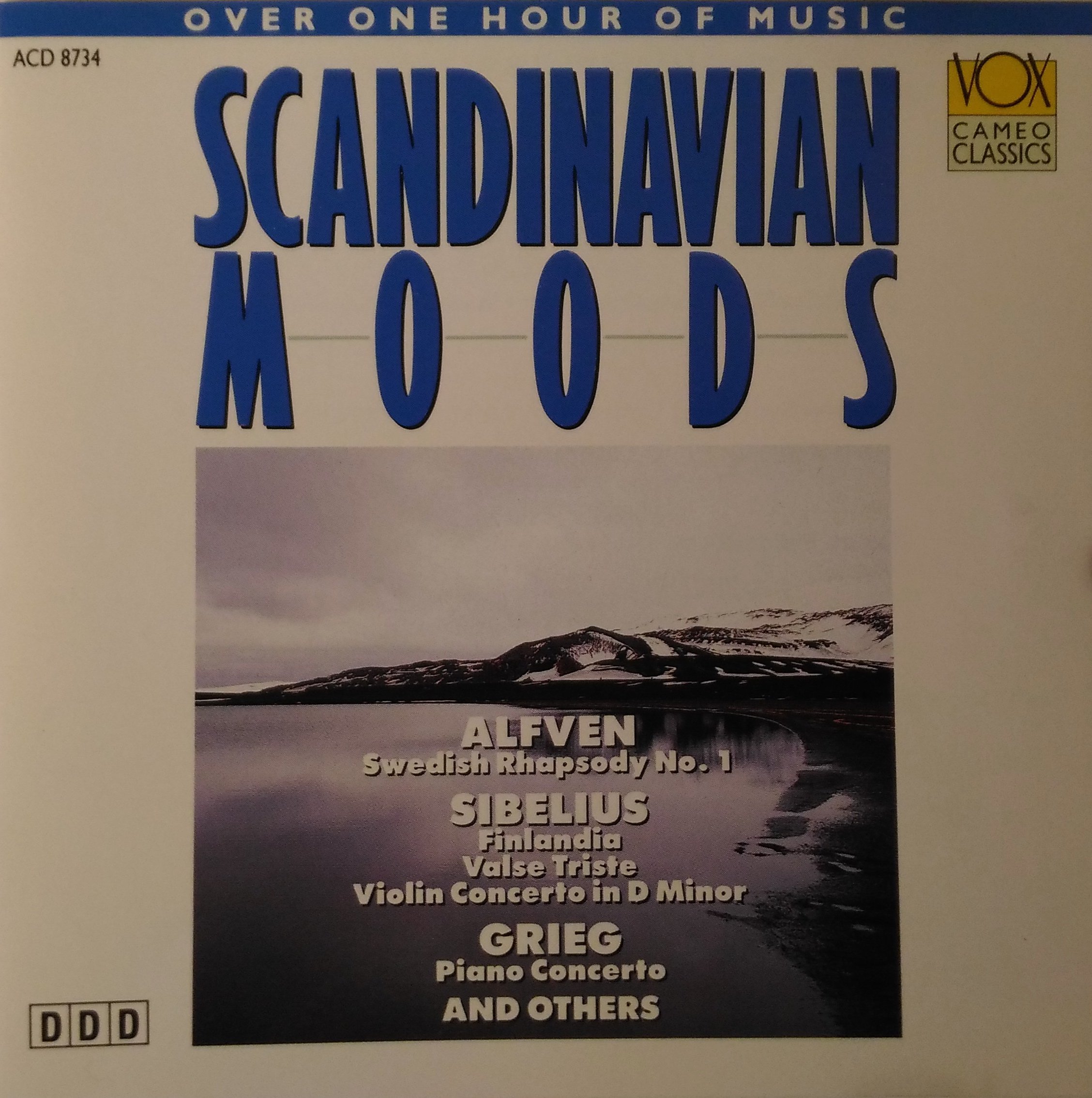 Scandinavian Moods [Audio CD] Sibelius/Grieg/Sinding/Alfven
