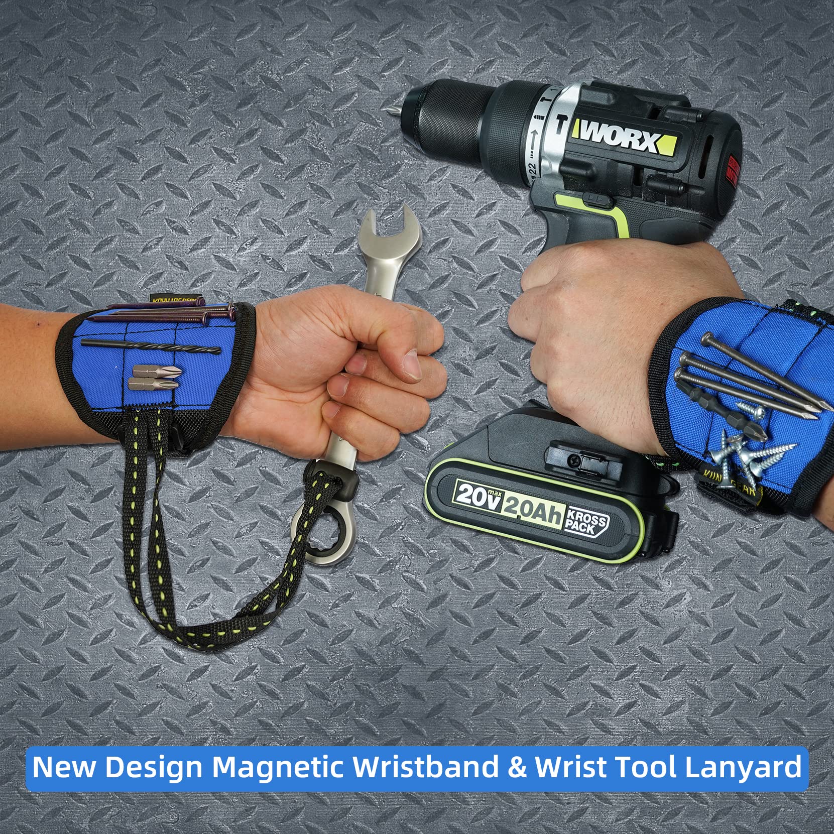KUNN Magnetic Tool Belt Suspenders Heavy Duty Work Suspender for Construction Electricians Carpenter Framer Tool Belts
