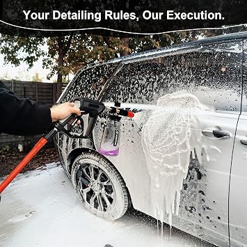 Raincovo Foam Cannon Wide Mouth for Pressure Washer, Snow Pro