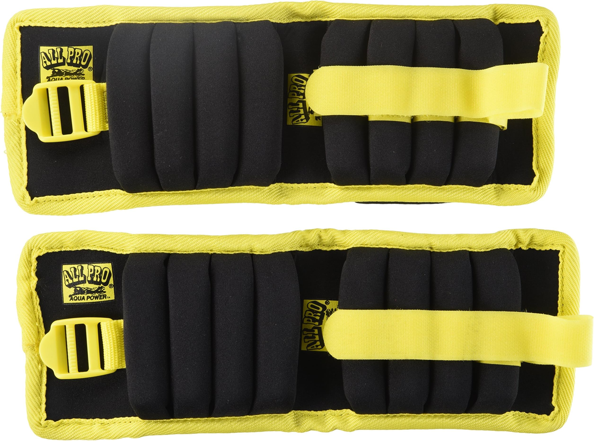 All Pro Weight Adjustable Aqua Power Aquatic Wrist Weights, 4-Pound