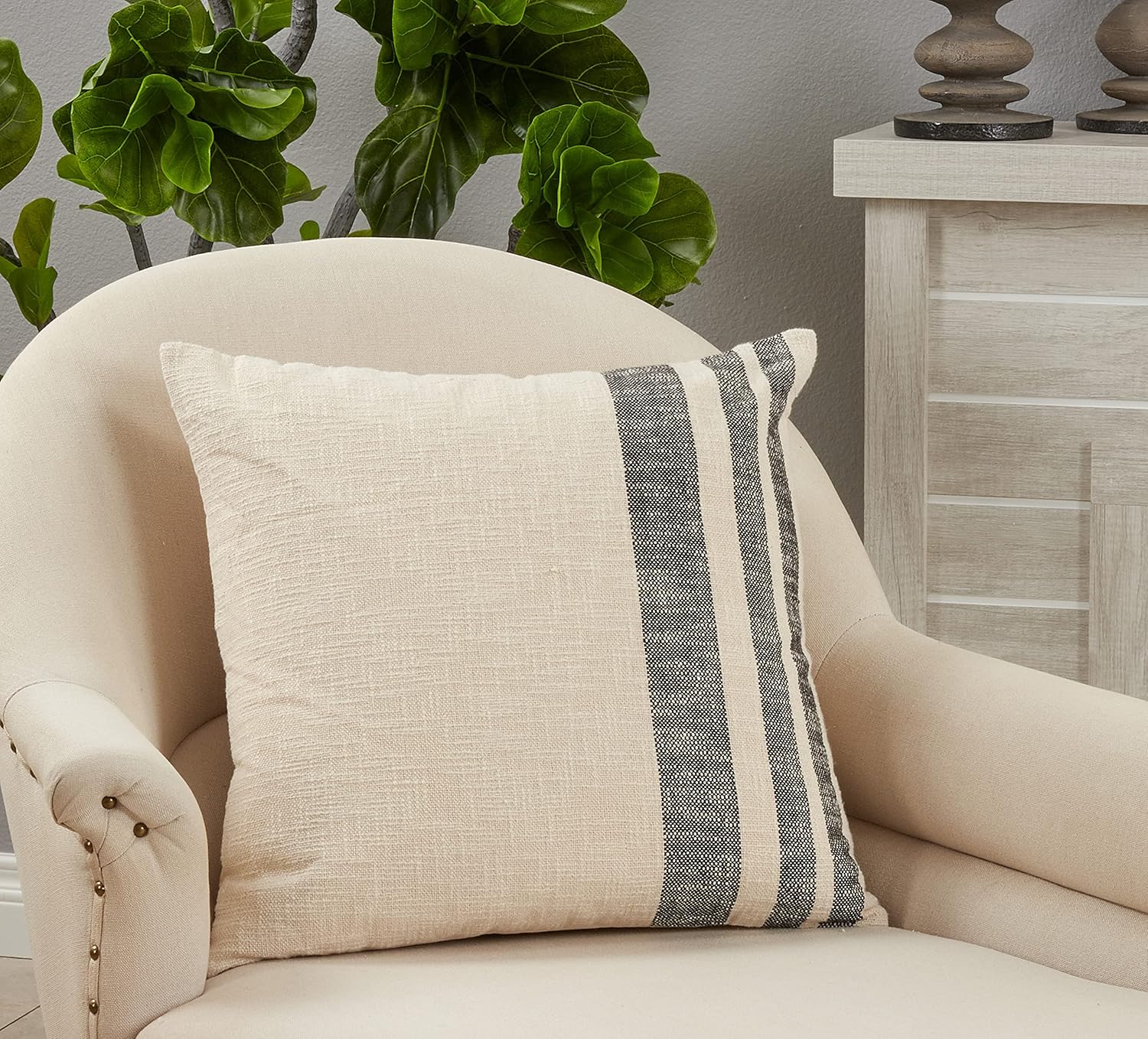 Striped Design Pillow