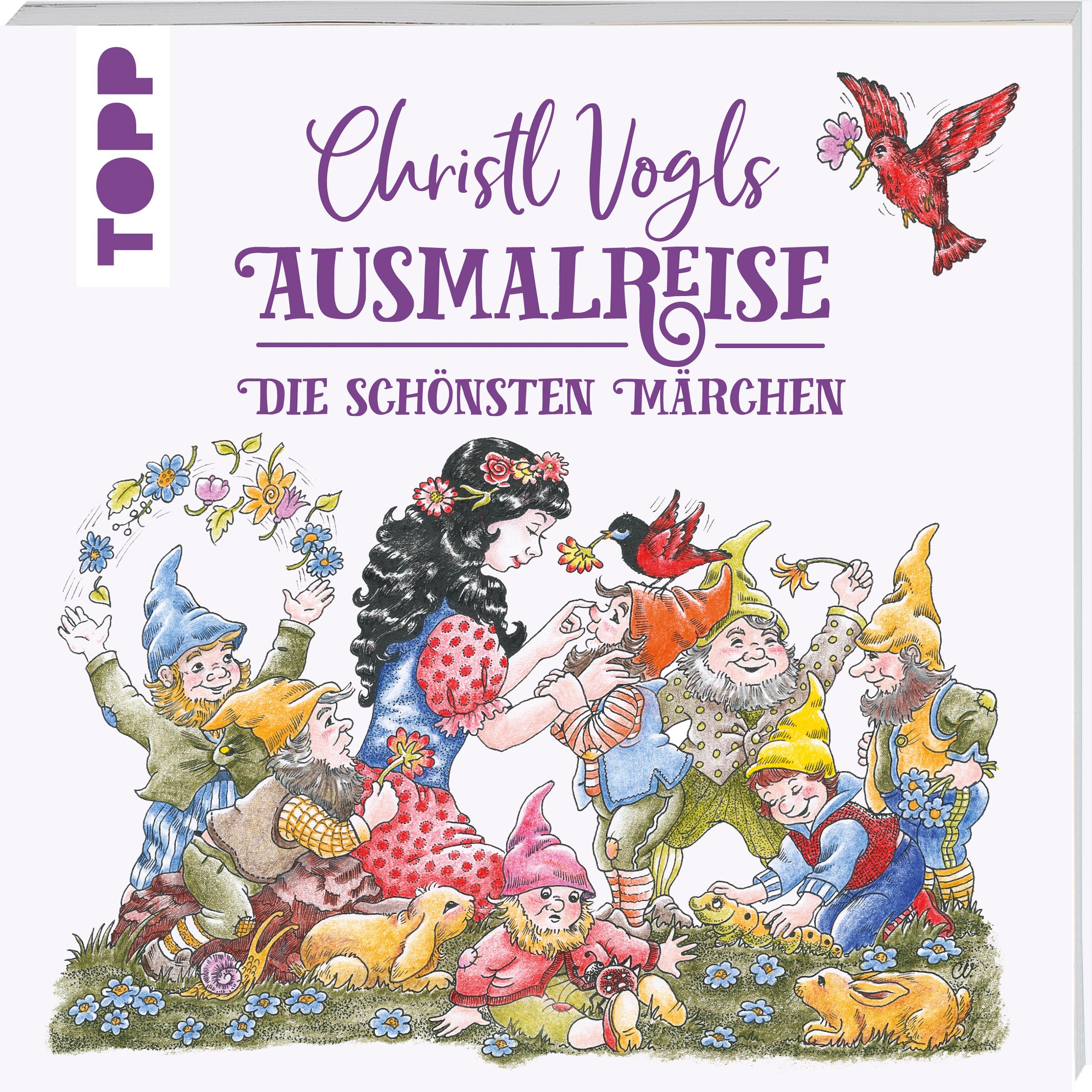 Christl Vogls Ausmalreise - Die schönsten Märchen: Ausmalen & träumen (Christl Vogls Ausmalreise (Ausmalbücher))