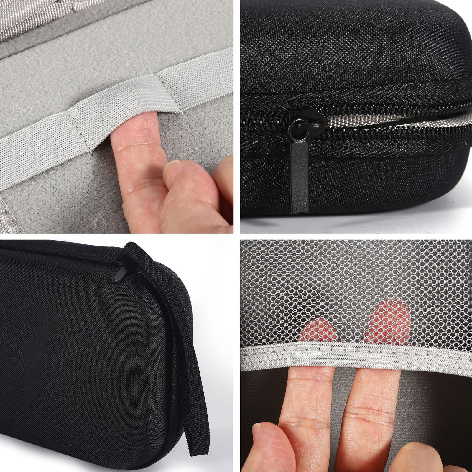 Étui de Transport D'anches étanche, étui Vitaliseur D'anches, capacité de 20 Pièces, Boîte de Rangement D'anches EVA pour Saxophone Clarinette (BLACK)