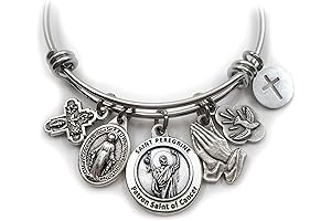St. Peregrine Bangle Bracelet: A Symbol of Hope and Strength