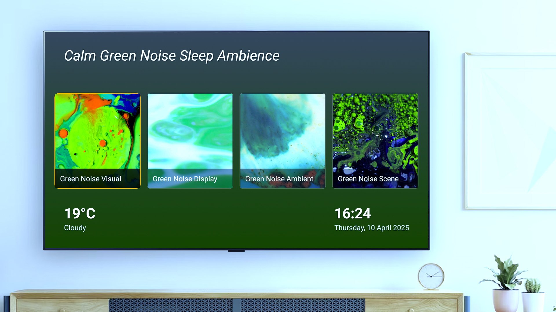 Calm Screen Calm Green Noise Sleep Screensaver For Tablets And Fire TV - App on ...