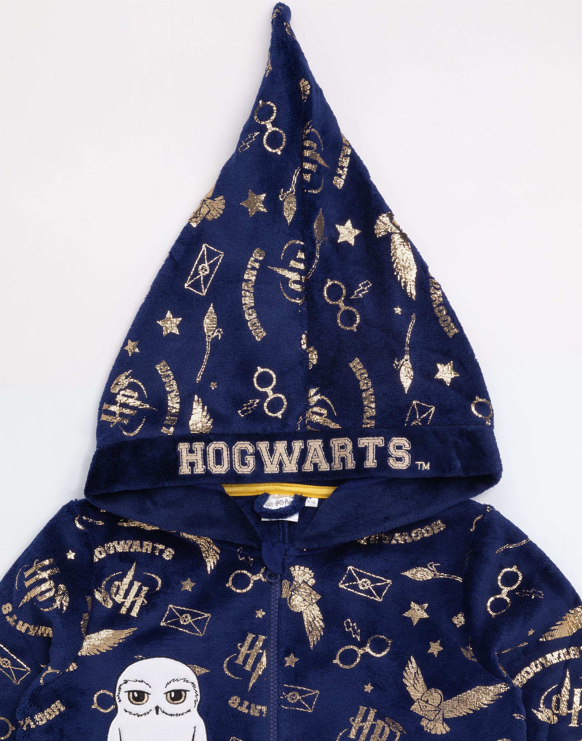 Harry Potter Onesie Girls Kids Hogwarts Hedwig All En Un Pijamas